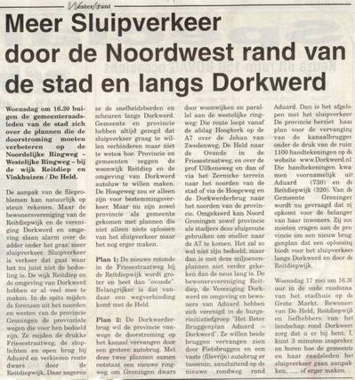 Gemeenteraad Groningen 17-5-2006 over Het Beter Bruggenplan Aduard - Dorkwerd